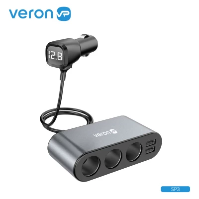 Разветвитель прикуривателя | 3S | 3.1A | 2U — Veron SP3 Разветвитель прикуривателя | 3S | 3.1A | 2U — Veron SP3