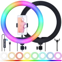 Лампа Кольцевая RGB LED (33 cm) MJ-33 Лампа Кольцевая RGB LED (33 cm) MJ-33