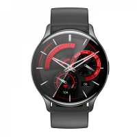 Smart Sports Watch (Call Version) Hoco Y15 AMOLED __ — Black