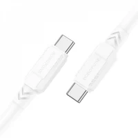 Кабель USB C to C 60W (1m) — Borofone BX81 — White