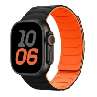 Ремінець Armor Magnetic Band — Apple Watch 38 mm | 40 mm | 41 mm — Black&Orange Ремінець Armor Magnetic Band — Apple Watch 38 mm | 40 mm | 41 mm — Black&Orange