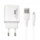 Home Charger 2.4A 2U Lightning Cable (1m) Veron AC62L Home Charger 2.4A 2U Lightning Cable (1m) Veron AC62L