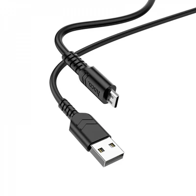 Кабель Micro 2.4A (1m) Hoco X62 — Black