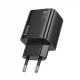 Home Charger | 20W | 2PD | 2U — Hoco N55 __ — Black Home Charger | 20W | 2PD | 2U — Hoco N55 __ — Black