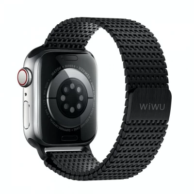 Ремінець Wiwu Wi-WB002  Apple Watch 42 44 45 49 mm — Black