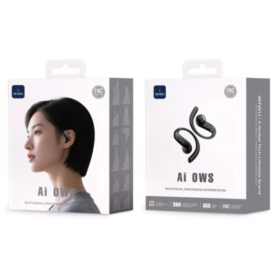 Bluetooth гарнітура TWS Wiwu Ai303 — Grey