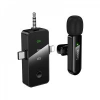 Wireless Digital Microphone — Hoco L20B (iP/Type-C/3.5)