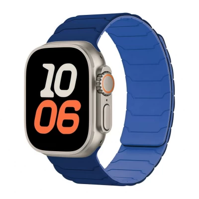 Ремінець Armor Magnetic Band — Apple Watch 38 mm | 40 mm | 41 mm — Light and dark navy blue