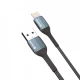 Кабель Lightning 2.4A (1m) Veron NL09 Nylon — Black