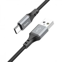Кабель USB C 2.4A (1m) Hoco X86 — Black