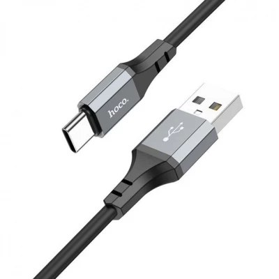 Кабель USB C 2.4A (1m) Hoco X86 — Black
