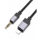 Cable Aux to Lightning (1m) — Hoco UPA32A IP — Black Cable Aux to Lightning (1m) — Hoco UPA32A IP — Black