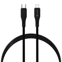 Silicone Cable USB C to Lightning 27W PD (1m) — Veron CL-X82 — Black