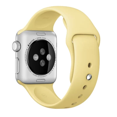 Ремінець Sport Band Apple Watch 38 mm 40 mm 41 mm — Mellow Yellow (51)