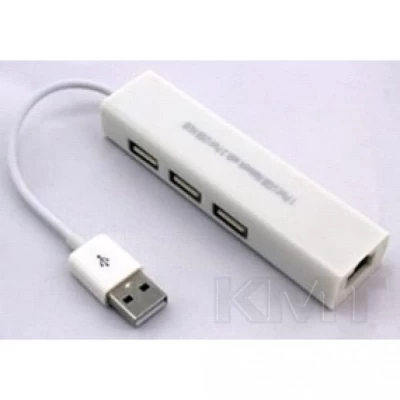 HUB LAN+USB 3.0 (3 портовый) DX139