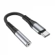 Adapter USB C To 3.5mm Hoco LS33 — Metal Gray Adapter USB C To 3.5mm Hoco LS33 — Metal Gray