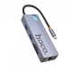 HUB USB C To HDTV ; RJ45 ; SD/TF ; PD ; Type-C3.0 2USB — Hoco HB52