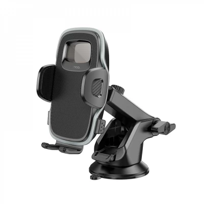Car Holder — Hoco H15 Fair push-type (center console) — black