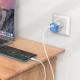 Home Charger | 20W | PD3.0 — Hoco C101A — Ice Blue Home Charger | 20W | PD3.0 — Hoco C101A — Ice Blue