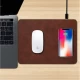 Коврик для мышки — Wireless Charger Mouse Pad Black Brown