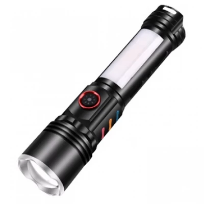 Фонарь ручной аккумуляторный LED RGB с USB — SY-2307 Фонарь ручной аккумуляторный LED RGB с USB — SY-2307