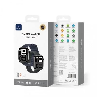 Wiwu SW01 Smart watch — Black Wiwu SW01 Smart watch — Black