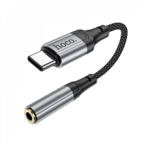 Adapter USB C To 3.5mm Hoco LS36 — Black