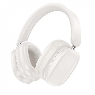 Bluetooth Headphones — Hoco W51 — Milky White Bluetooth Headphones — Hoco W51 — Milky White