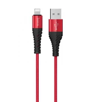 Кабель Lightning 2.4A (1m) Hoco X38 — Red