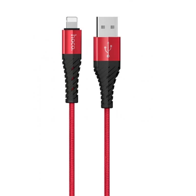Кабель Lightning 2.4A (1m) Hoco X38 — Red