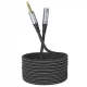 Cable Aux (Male to Female) (2m) Hoco UPA20 — Metal Gray