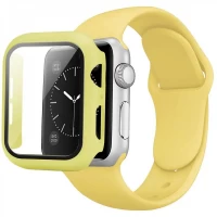 Ремінець Silicon & Glass — Apple Watch 42 mm — Yellow Ремінець Silicon & Glass — Apple Watch 42 mm — Yellow