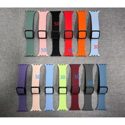 Ремінець Fabric pattern Design — Apple Watch 38 mm | 40 mm | 41 mm — Red