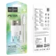 Home Charger 30W PD QC3.0 C to Lightning Cable (1m) Hoco C131A — Transparent Black Home Charger 30W PD QC3.0 C to Lightning Cable (1m) Hoco C131A — Transparent Black