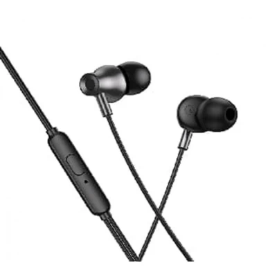 3.5mm Earphones With Mic — Hoco M119 — Black