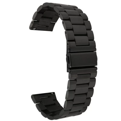 Ремінець Rolex 3 Bead Універсальний 20 mm — Black