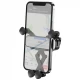 Car Holder — Hoco CA102 Manner gravity linkage __ — black silver