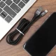 Кабель USB C 3A (0.25m) — Veron NC09 Nylon