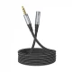 Cable Aux (Male to Female) (1m) — Hoco UPA20 — Metal Gray