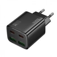 Home Charger | 30W | 2PD | 2U — Hoco N56 __ — Black