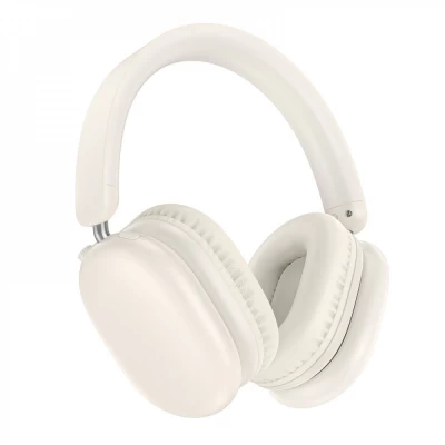 Навушники Bluetooth — Borofone BO27 Rhyme — Milky White Навушники Bluetooth — Borofone BO27 Rhyme — Milky White