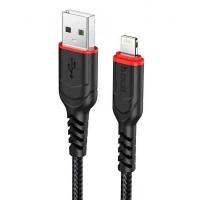 Кабель Lightning 2,4 А (1 м) — Hoco X59 — Black Кабель Lightning 2,4 А (1 м) — Hoco X59 — Black