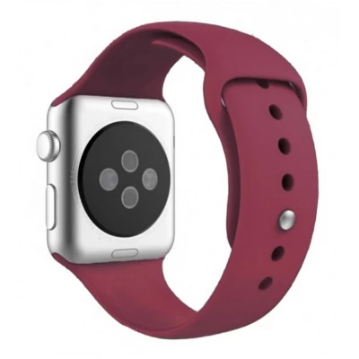 Ремінець Sport Band Apple Watch 38 mm 40 mm 41 mm — Marsala (52)