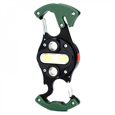 Аккумуляторный LED фонарик W5146 с Type-C (7 режимов, карабин, нож, магнит) Аккумуляторный LED фонарик W5146 с Type-C (7 режимов, карабин, нож, магнит)