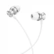 3.5mm Earphones With Mic — Hoco M106 — Silver