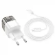 Home Charger 30W PD QC3.0 C to Lightning Cable (1m) Hoco C131A — Transparent Black Home Charger 30W PD QC3.0 C to Lightning Cable (1m) Hoco C131A — Transparent Black
