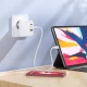 Home Charger 65W GaN 2PD QC 3.0 Hoco C115A — White Home Charger 65W GaN 2PD QC 3.0 Hoco C115A — White