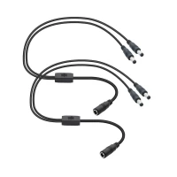 1 Female to 2 Male 5.5mmx2.1mm DC Power Splitter Cable 1 Female to 2 Male 5.5mmx2.1mm DC Power Splitter Cable