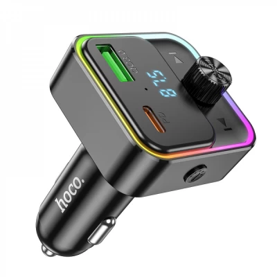 Fm Transmitter MP3 | Car Charger | 3.0A | PD30W | 1U — Hoco E81 — Black Fm Transmitter MP3 | Car Charger | 3.0A | PD30W | 1U — Hoco E81 — Black