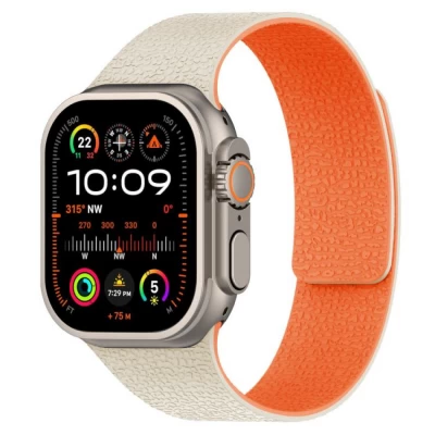 Ремінець Magic Silicon Apple Watch 38 mm 40 mm 41 mm — Starlight&Orange